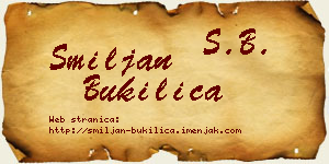 Smiljan Bukilica vizit kartica